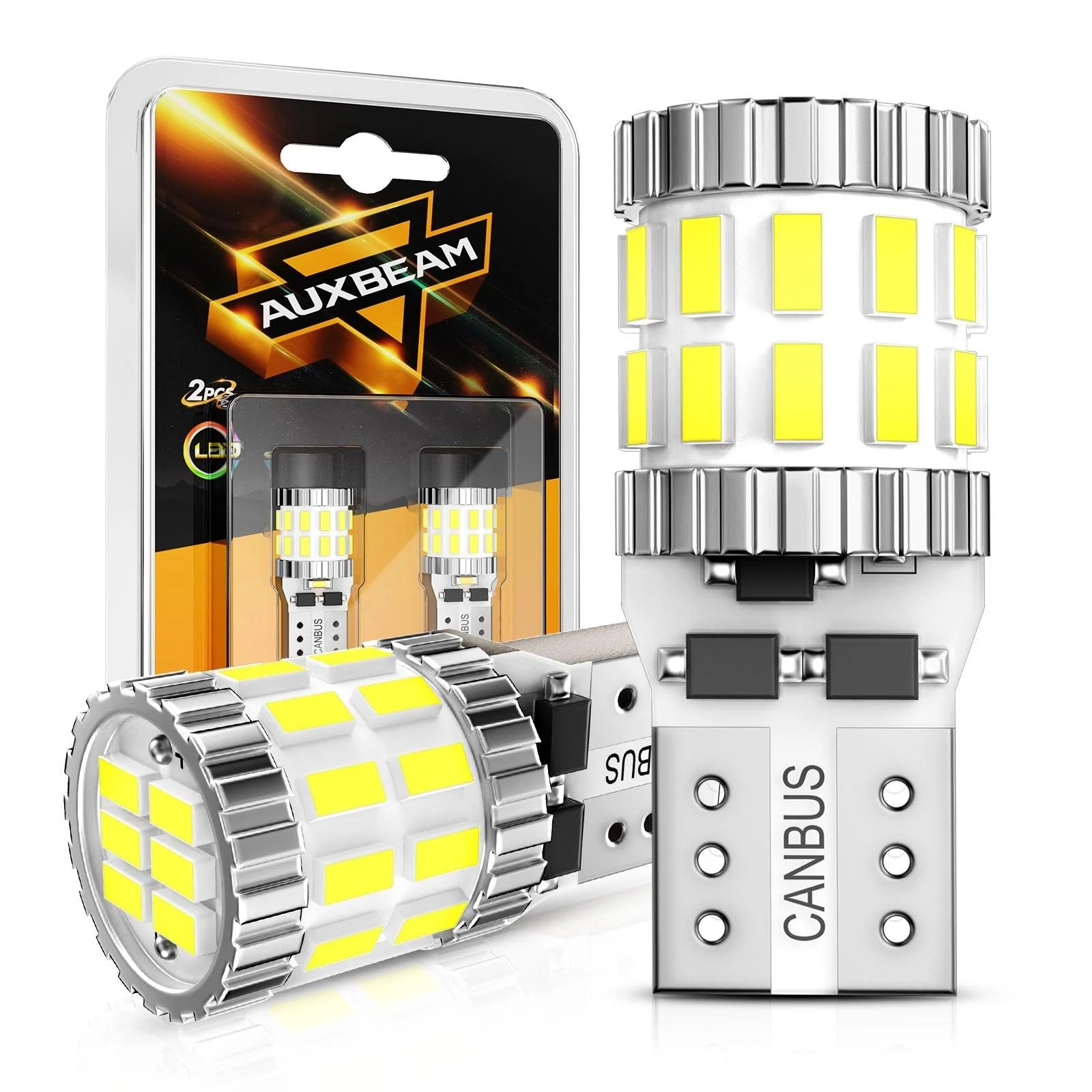 168 2825 W5W T10 LED License Plate/Side Marker/Interior Light Bulbs 3W 400% Brighter Canbus Error Free White B1 Series | 2 Bulbs - Image 9