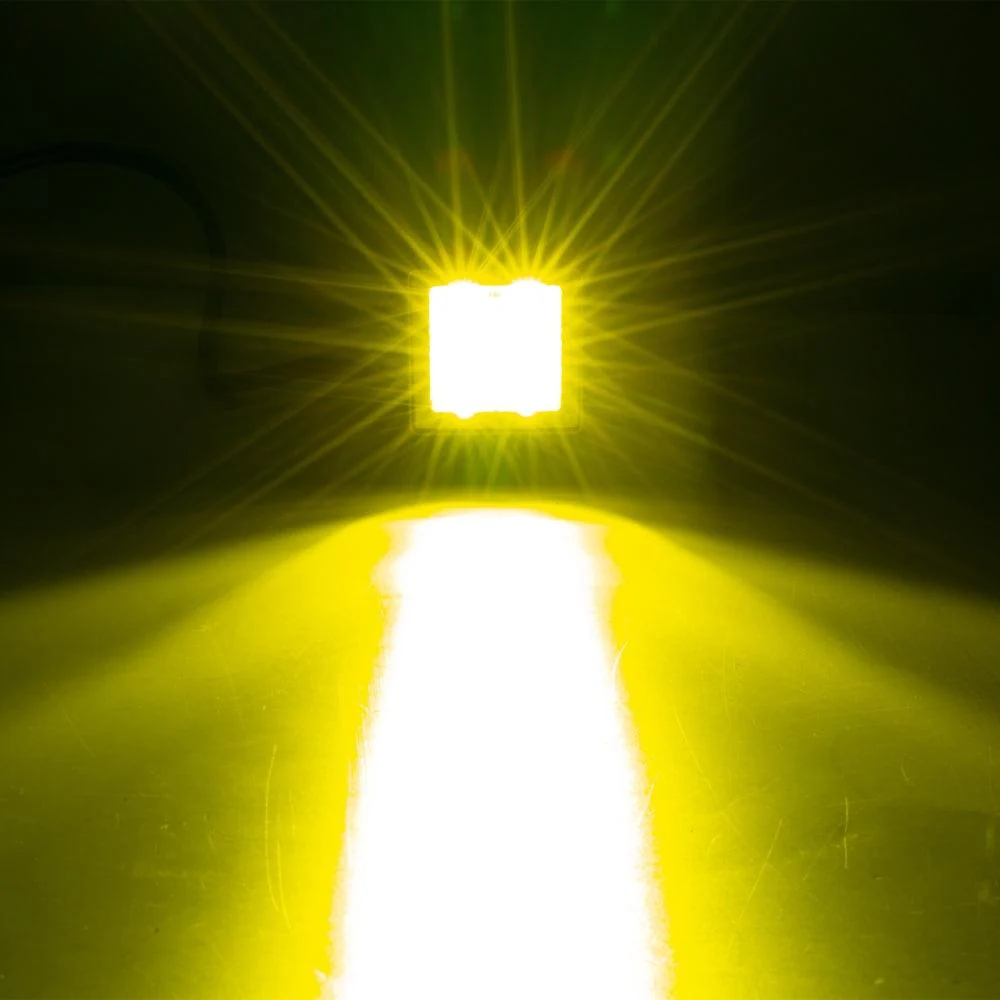 2 Inch 40W 4000LM LED Pod Amber Spot Offroad Light - Image 8