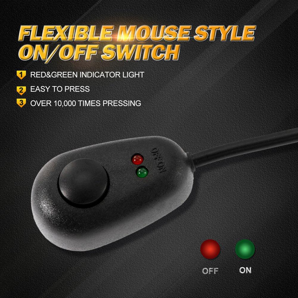 (2 Leads 16AWG) LED Light Bar Wiring Harness Kit with Fuse 12V 40A Relay ON/OFF Switch - Image 3