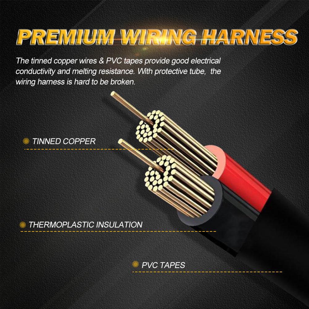 (2 Leads 16AWG) LED Light Bar Wiring Harness Kit with Fuse 12V 40A Relay ON/OFF Switch - Image 7