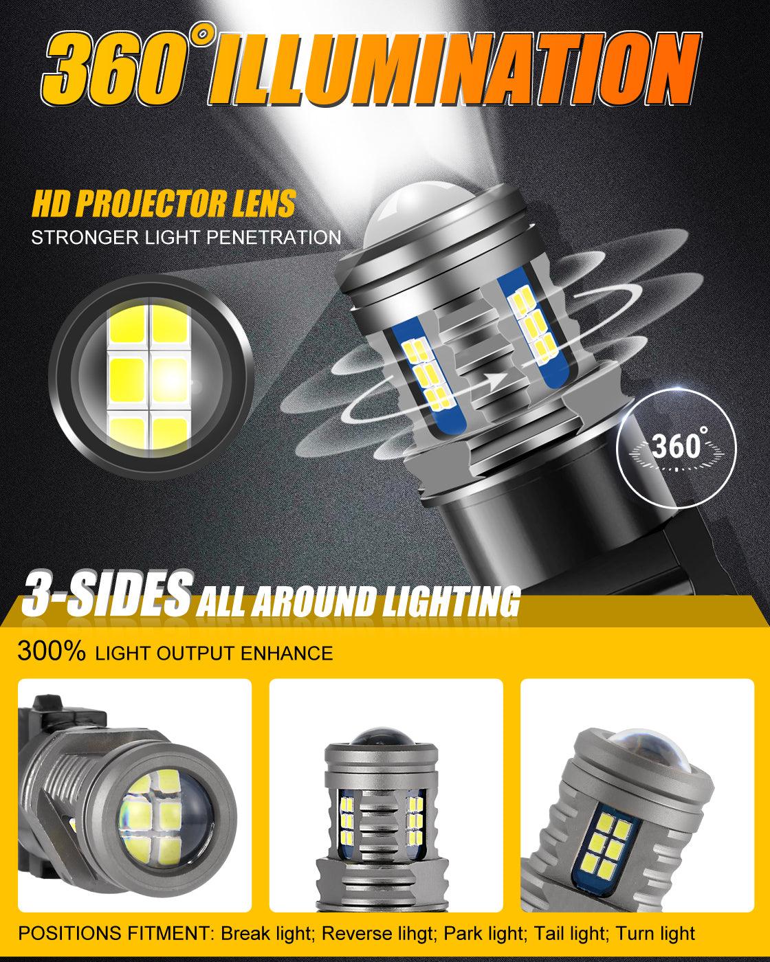 For 2003-2007 GMC SIERRA 1500 2500 3500 HD CLASSIC T1 Series Temperture Control 16000LM LED Light Bulbs High Low Beam Bundle - Image 14