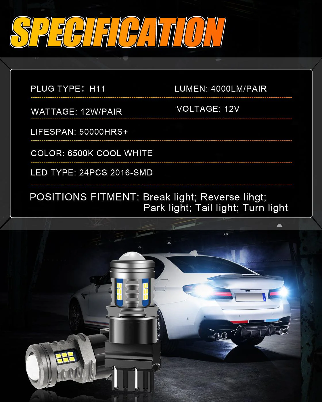 For 2003-2007 GMC SIERRA 1500 2500 3500 HD CLASSIC T1 Series Temperture Control 16000LM LED Light Bulbs High Low Beam Bundle - Image 15