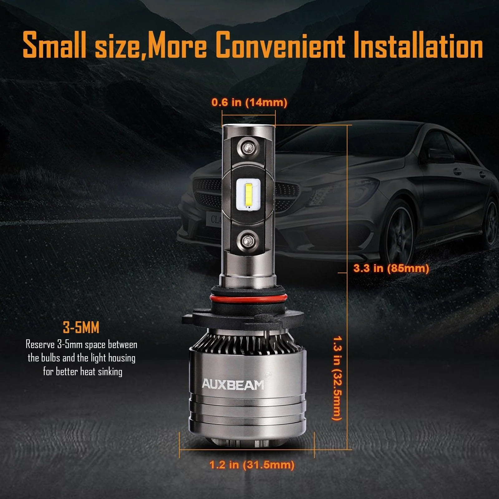 For 2003-2007 GMC SIERRA 1500 2500 3500 HD CLASSIC T1 Series Temperture Control 16000LM LED Light Bulbs High Low Beam Bundle - Image 8