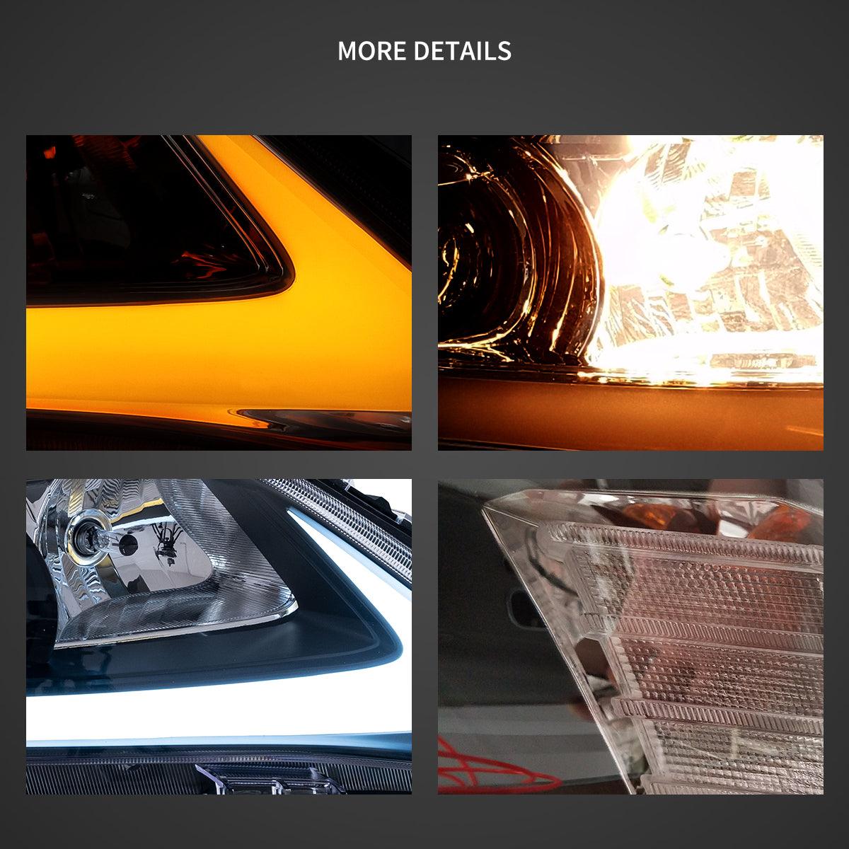 LED Headlight Assembly Projector For 2010-2011 Toyota Camry 6th Gen XV40 Facelift Regular Models Sedan - Image 5