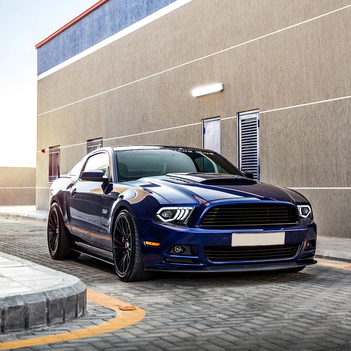 DOP APPROVED LED Headlight Assembly Dual Beam Projector Black For 2010-2014 Ford Mustang 5th Gen Facelifted - Image 10