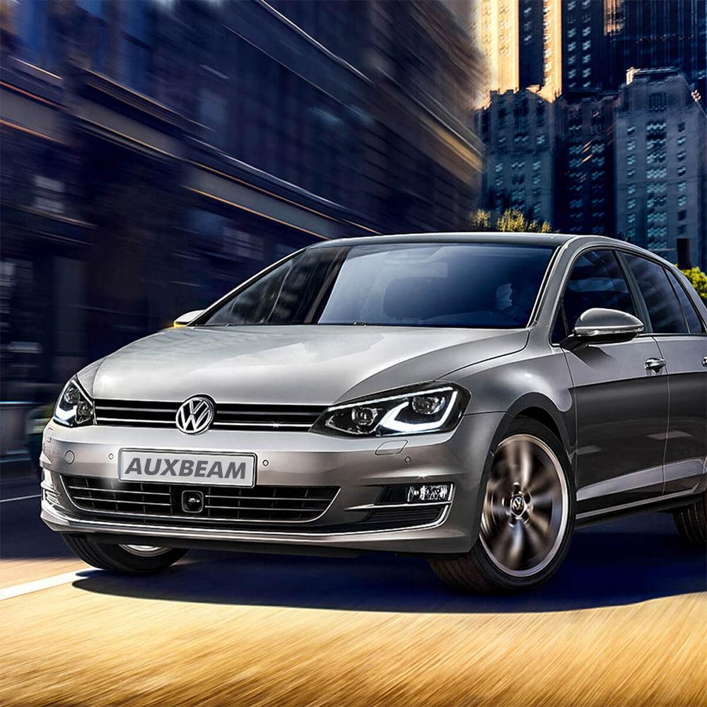 LED Headlight Assembly HID Dual Beam Projector Black For 2014-2017 Volkswagen Golf 7th Gen (Mk7, Typ 5G) Hatchback - Image 10