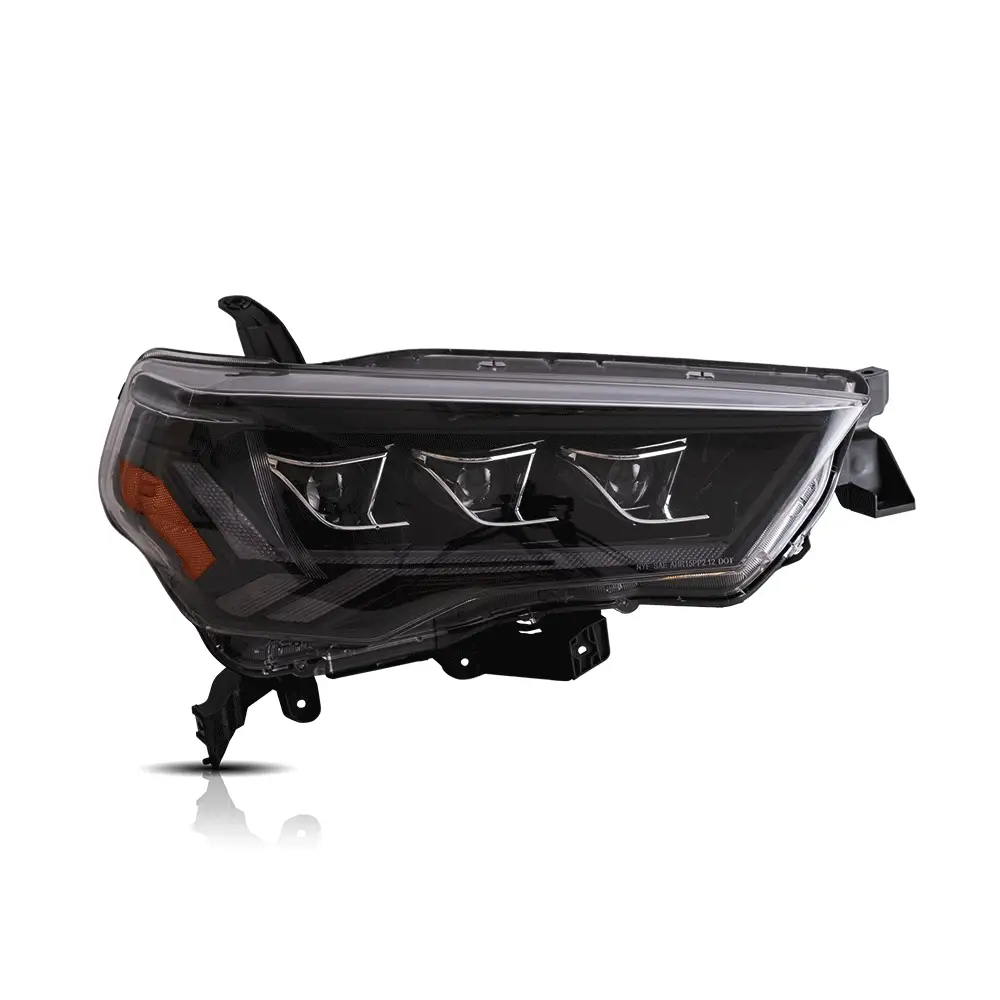 LED Headlight Assembly Matrix Projector Black For 2014-2022 Toyota 4Runner 5th Gen (N280) - Image 3