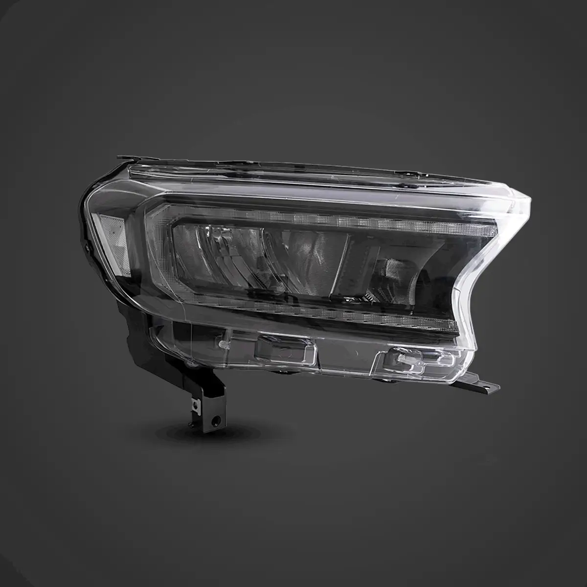LED Headlight Assembly Matrix Projector Black For 2016-2021 Ford Ranger 3th Gen P375 [Inrternational Types] Facelift - Image 3