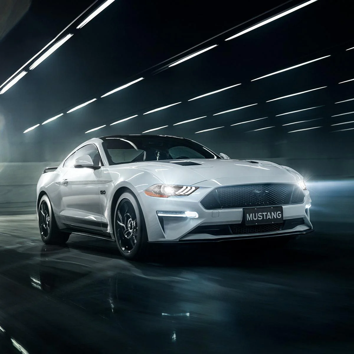 LED Headlight Assembly Dual Beam Projector Black For 2018-2024 Ford Mustang 6th Gen Facelifted - Image 9