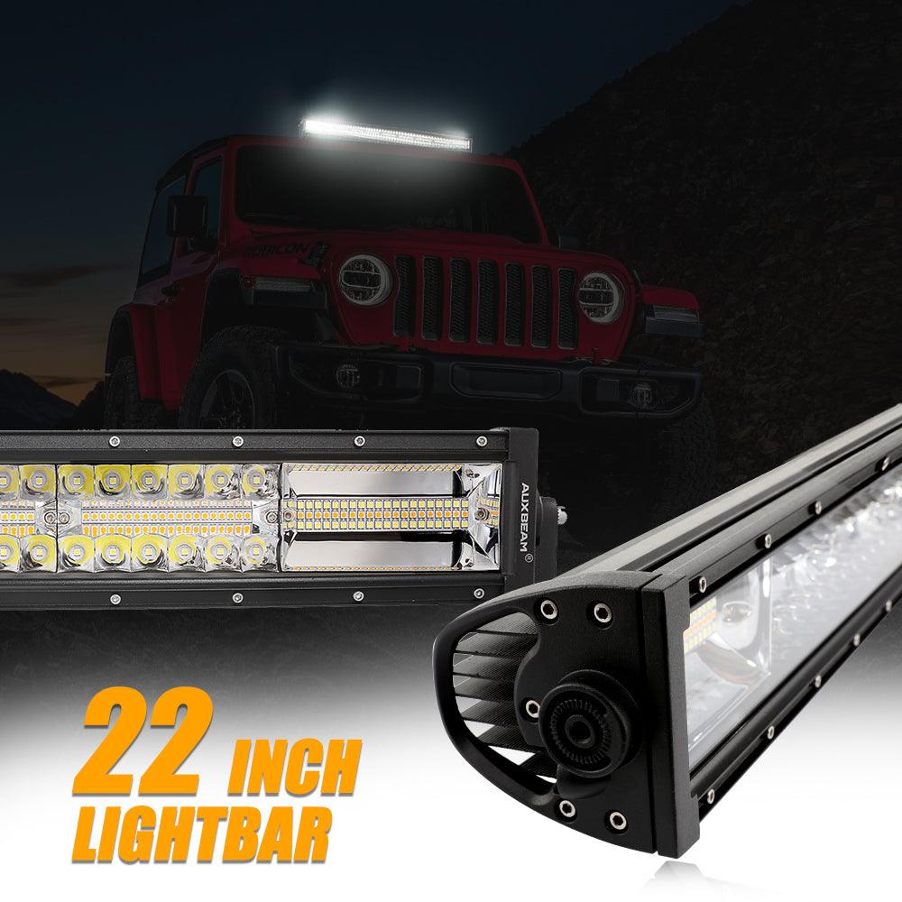 6 Modes Series 22 Inch/30 Inch/42 Inch/50 Inch White&Amber LED Light Bars - Image 20