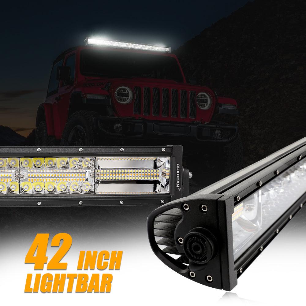 6 Modes Series 22 Inch/30 Inch/42 Inch/50 Inch White&Amber LED Light Bars - Image 22
