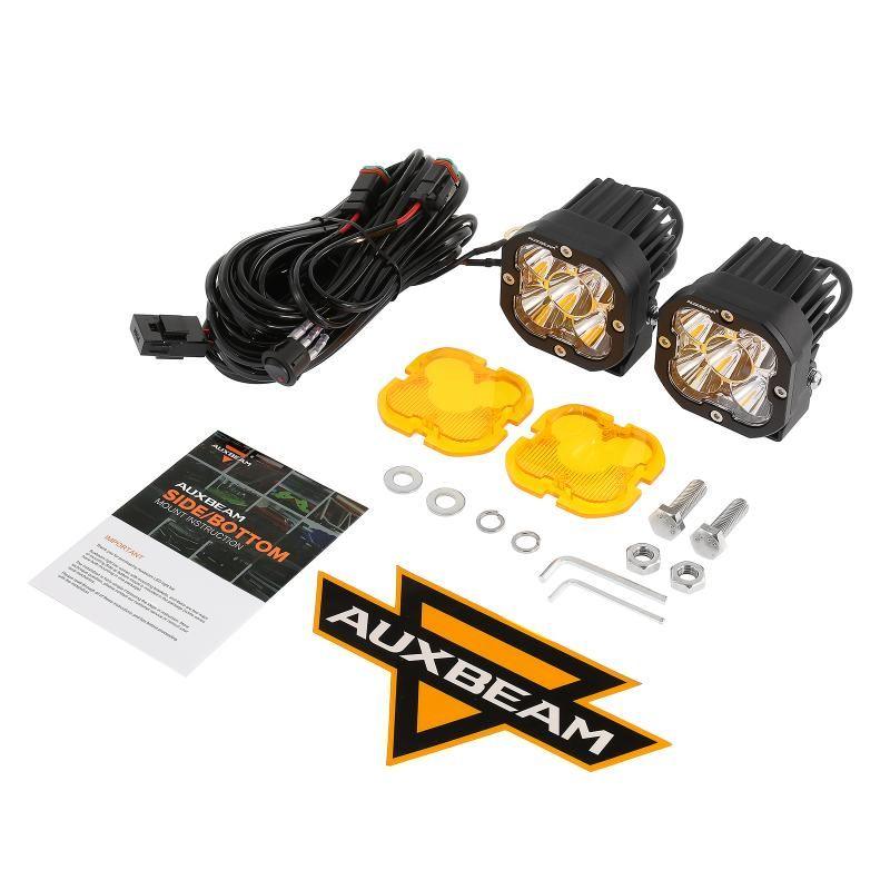 3 Inch 80W 9600LM LED Pods Lights White&Amber for FORD - Image 12