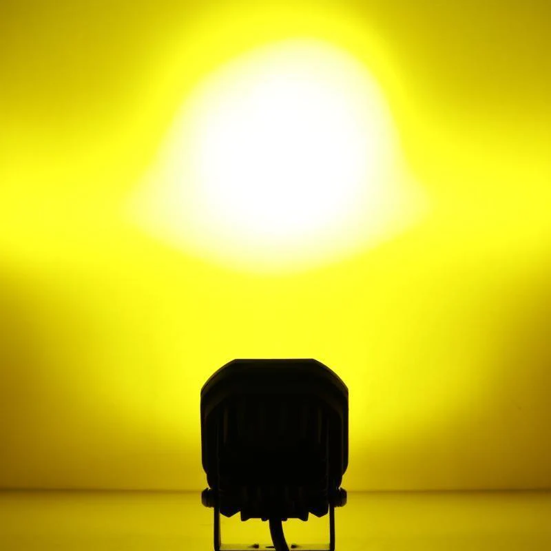 3 Inch 80W 9600LM LED Pods Lights White&Amber for FORD - Image 5