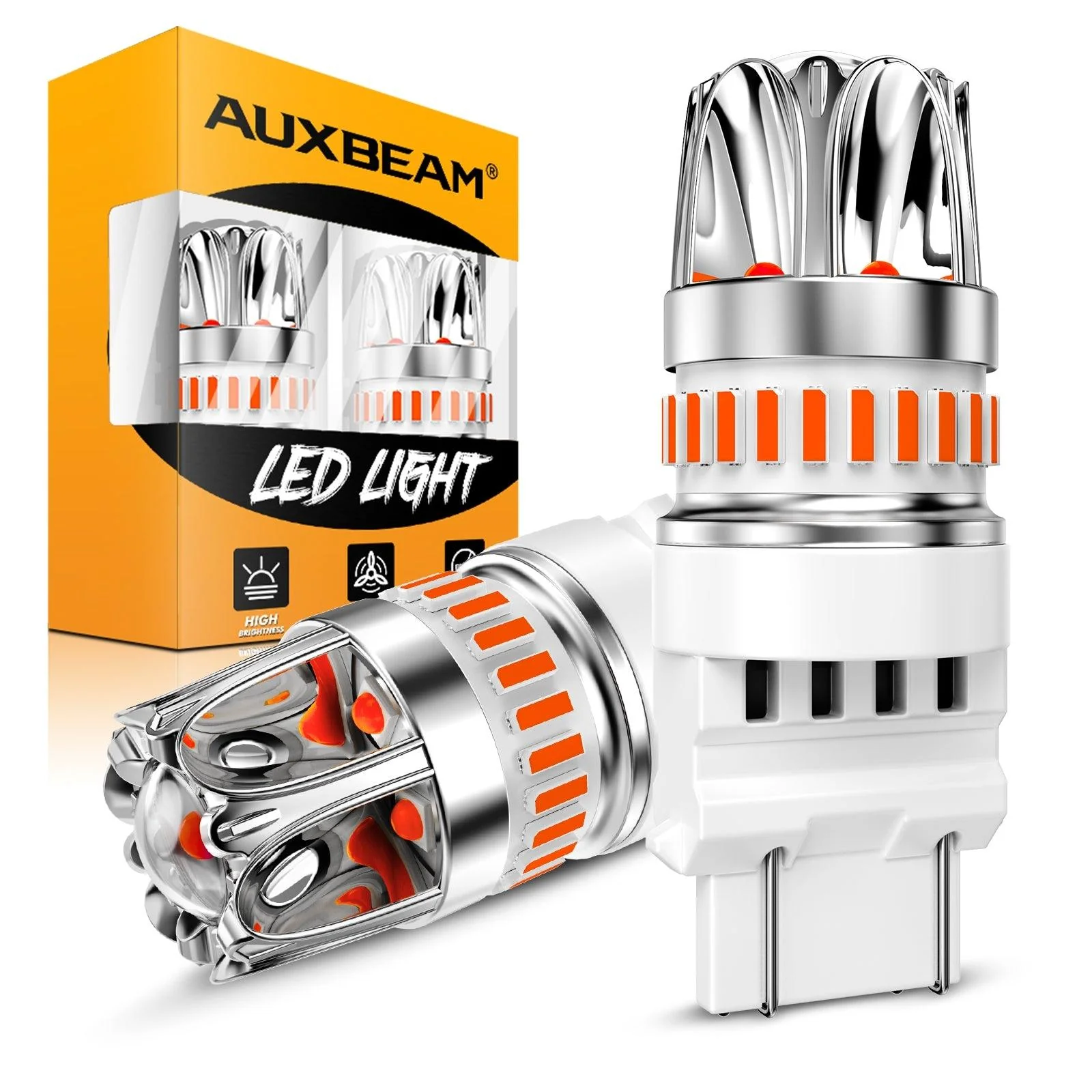 T25 3157 3156 LED Brake/Tail Light Bulbs 14W 6000LM CAN-Bus Error Free Red Y2 Series | 2 Bulbs - Image 10