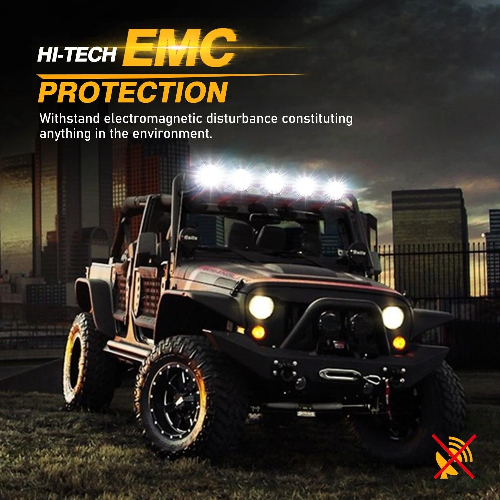 360 PRO Series 7 INCH/9 INCH 360-PRO Series Offroad LED Driving Lights+Amber/Black Covers(Optional) - Image 15