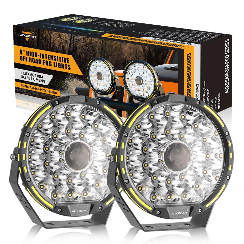360 PRO Series 7 INCH/9 INCH 360-PRO Series Offroad LED Driving Lights+Amber/Black Covers(Optional) - Image 30