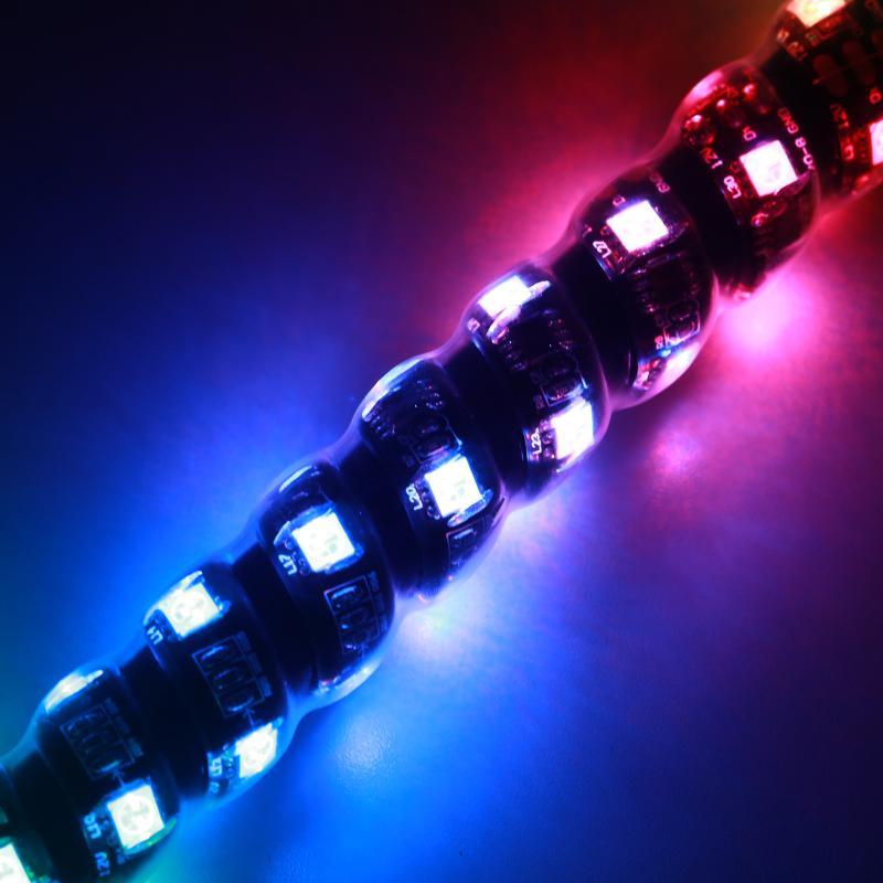 3FT/4FT LED RGB Whip Lights & Rear Pillar Flagpole Light Brackets Combo for Can-Am Maverick X3 2017 2018 2019 2020 2021 - Image 14