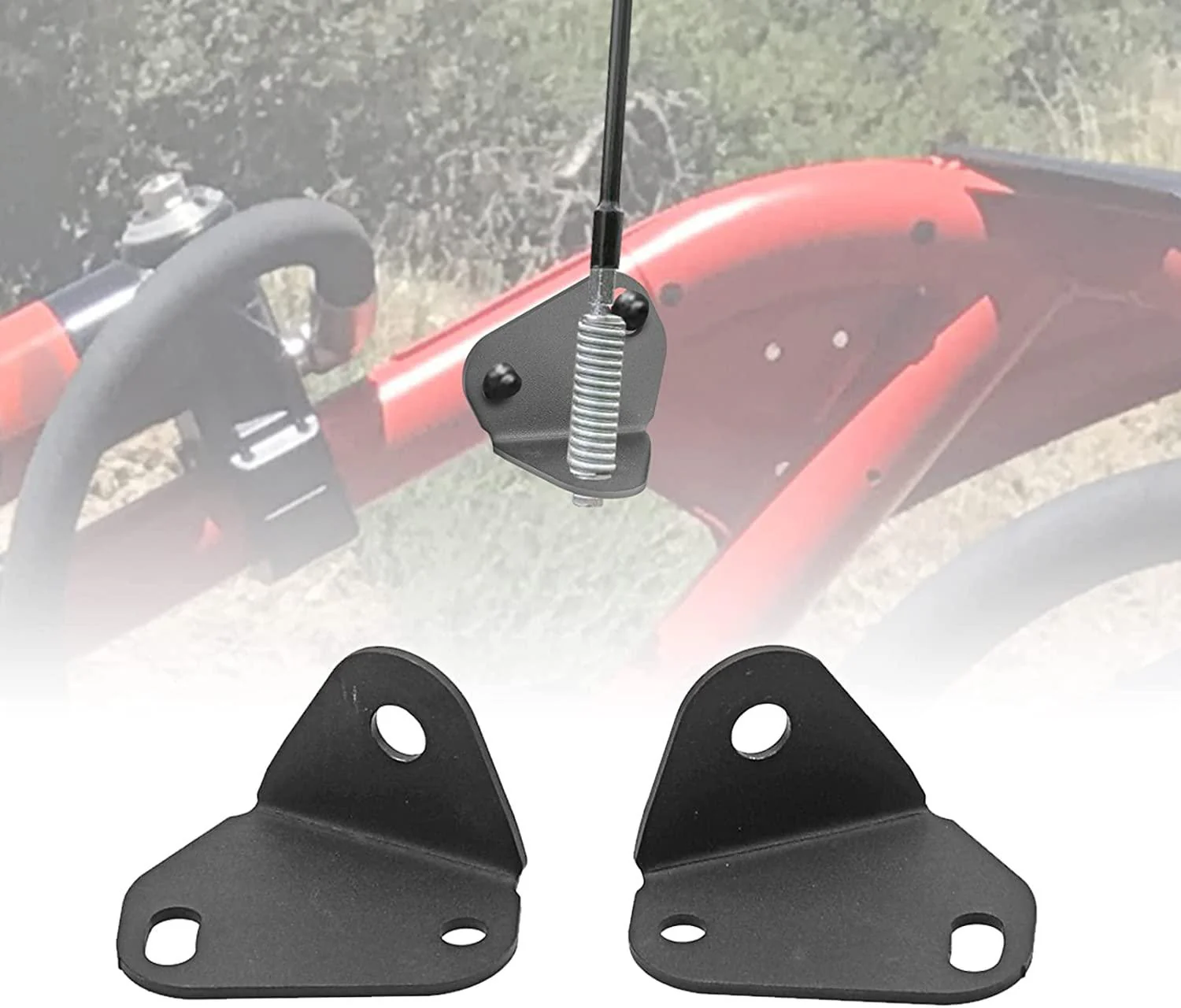 3FT/4FT LED RGB Whip Lights & Rear Pillar Flagpole Light Brackets Combo for Can-Am Maverick X3 2017 2018 2019 2020 2021 - Image 9