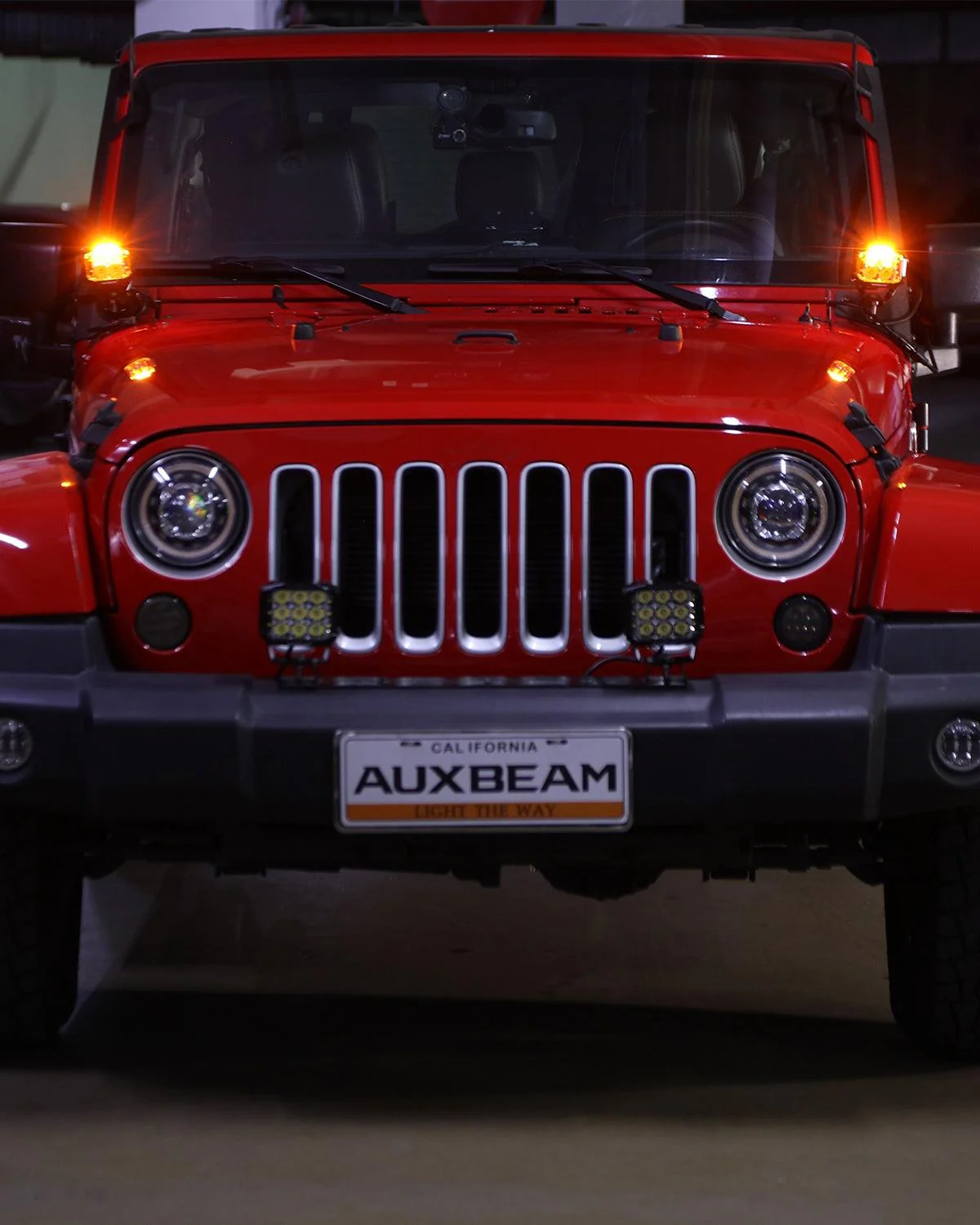 V-MAX Series | 4 Inch 92W 8960LM Spot Beam Side Shooter LED Square Pod Lights with Amber DRL - Image 8