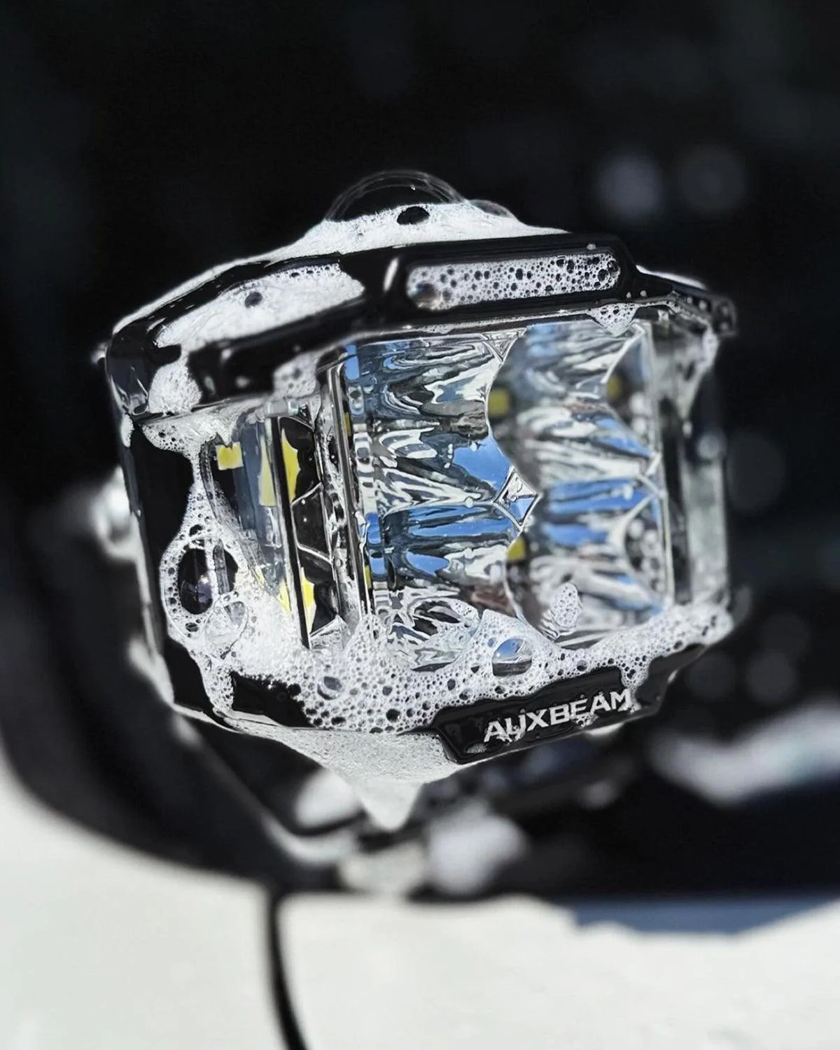 V-MAX Series | 4 Inch 92W 8960LM Spot Beam Side Shooter LED Round Pod Lights with Amber DRL - Image 9