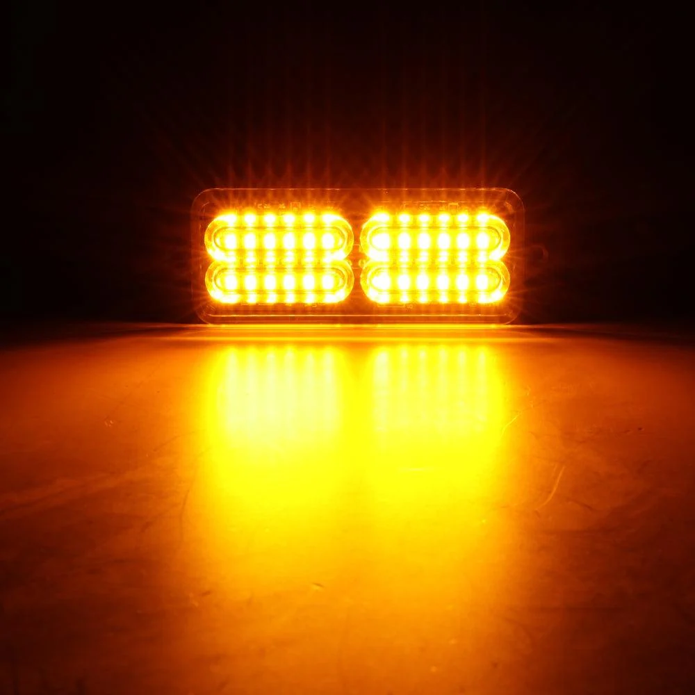 (4PSC/SET) 24LED Emergency Surface Mount Grill Strobe Light for Trucks Vehicles ATV RV Cars Van - Image 8