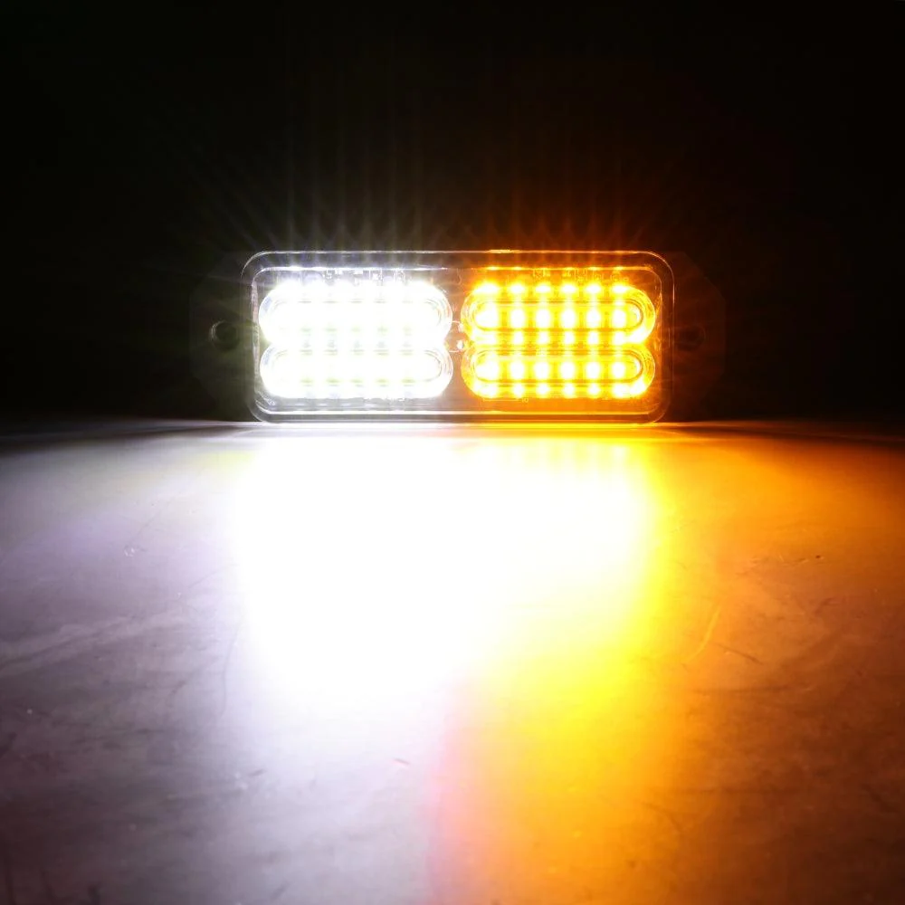 (4PSC/SET) 24LED Emergency Surface Mount Grill Strobe Light for Trucks Vehicles ATV RV Cars Van - Image 8