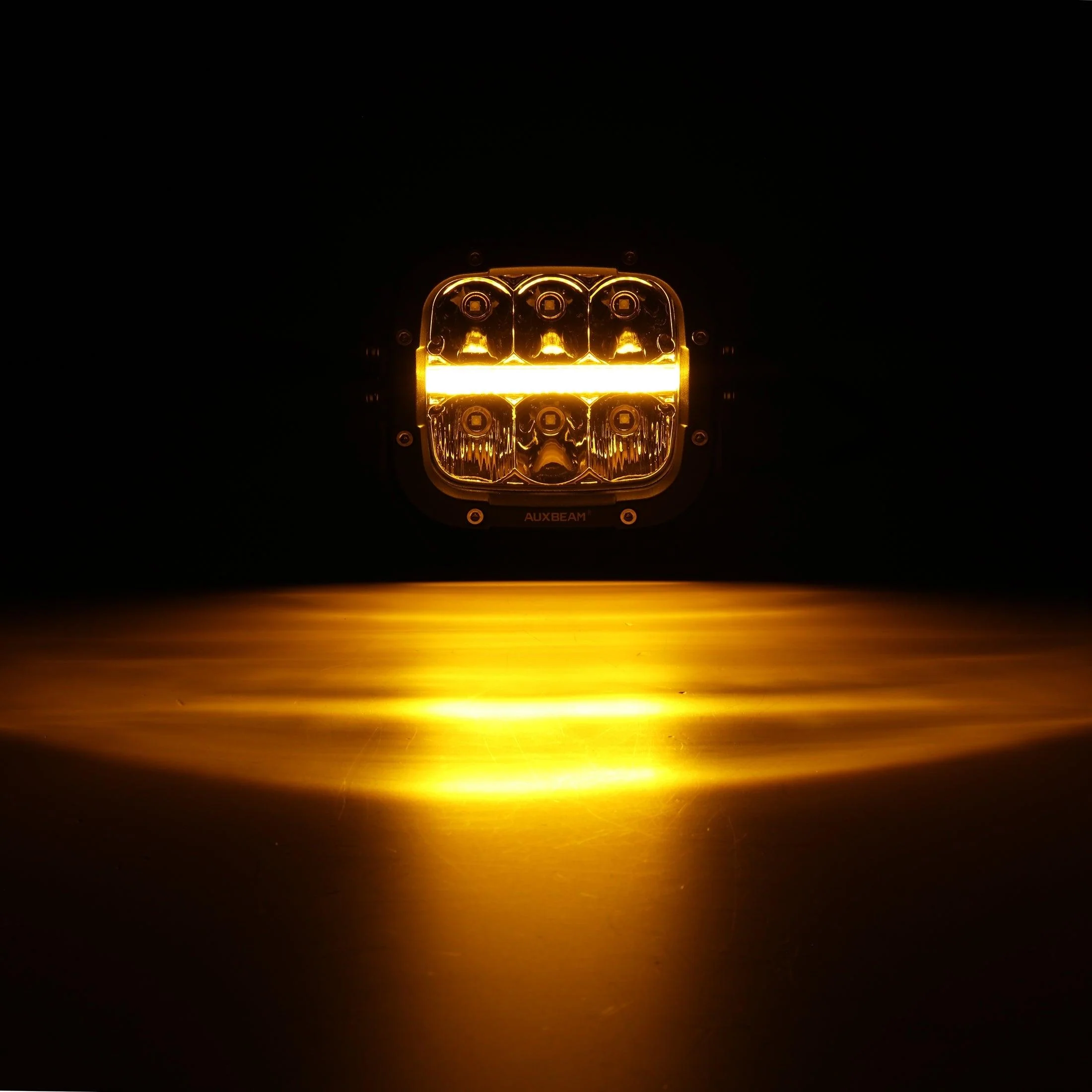 XP-ULTRA Series 5 Inch 132W 15600LM White/Amber LED Pods Driving Light with Amber DRL - Image 18