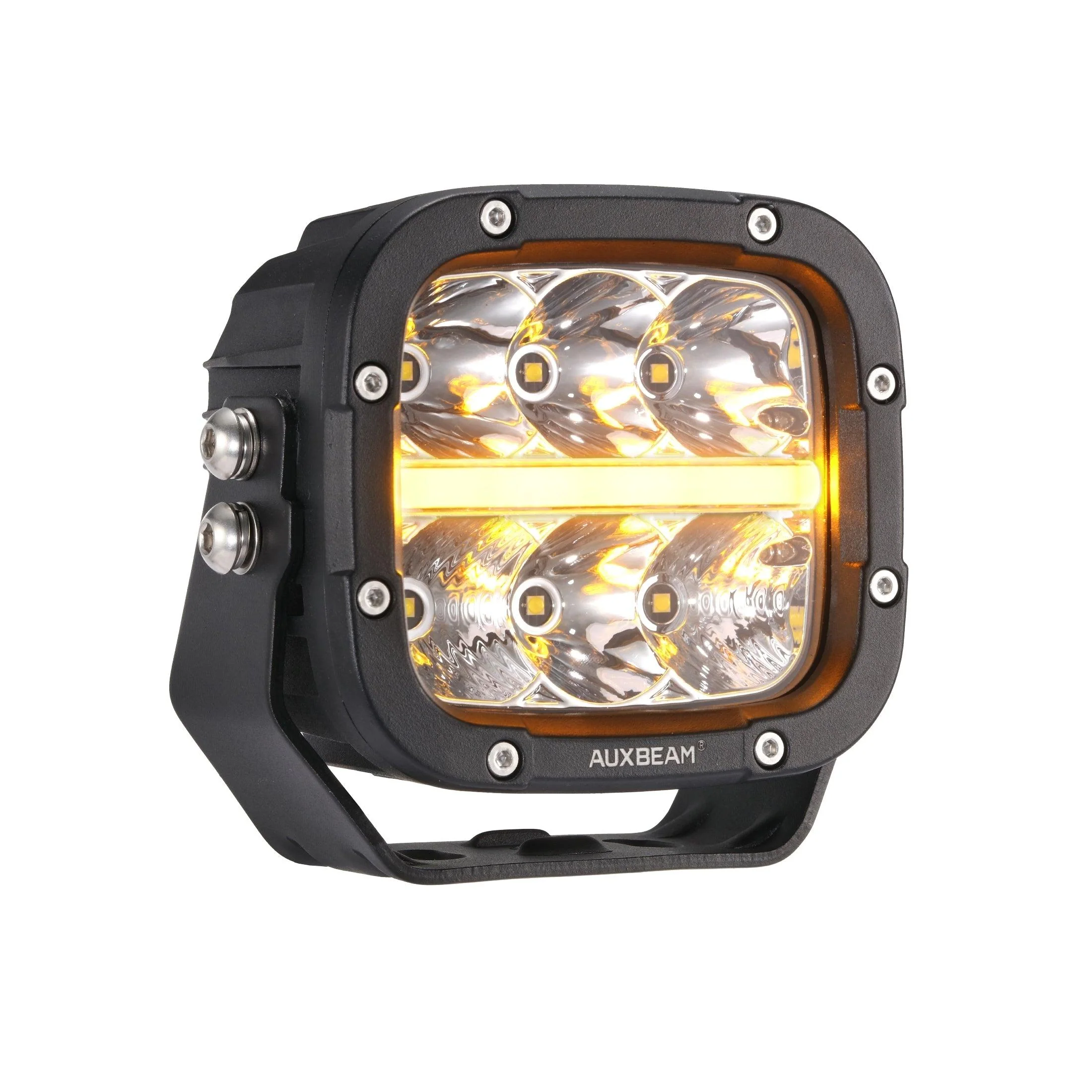 XP-ULTRA Series 5 Inch 132W 15600LM White/Amber LED Pods Driving Light with Amber DRL - Image 24