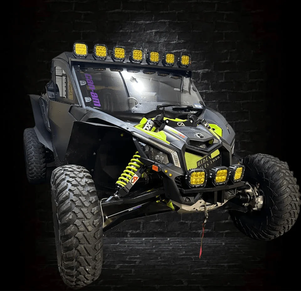 XP-ULTRA Series 5 Inch 132W 15600LM White/Amber LED Pods Driving Light with Amber DRL - Image 5