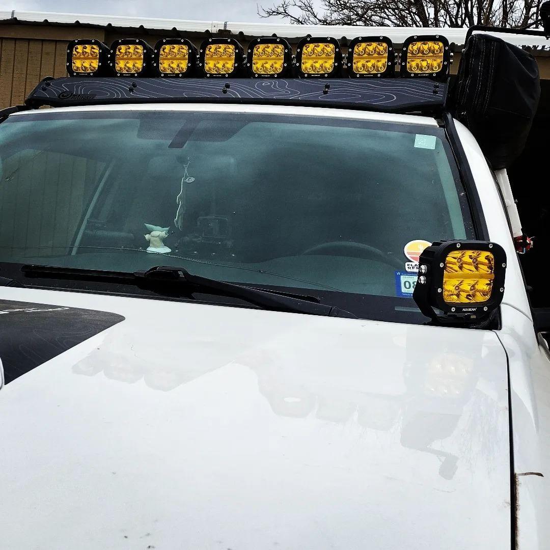 XP-ULTRA Series 5 Inch 132W 15600LM White/Amber LED Pods Driving Light with Amber DRL - Image 6