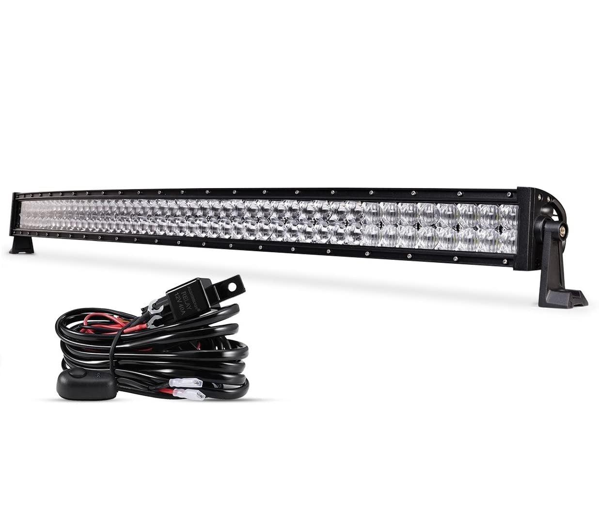 22 Inch-52 Inch 5D Series Straight/Curved Combo Beam Double Row LED Light Bar for 2016 Ford F150 - Image 21