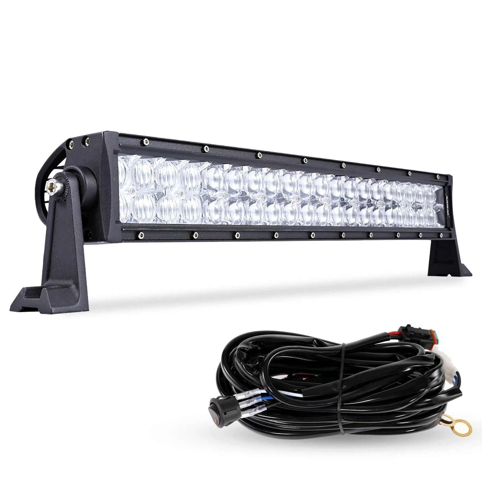 22 Inch-52 Inch 5D Series Straight/Curved Combo Beam Double Row LED Light Bar for 2016 Ford F150 - Image 25