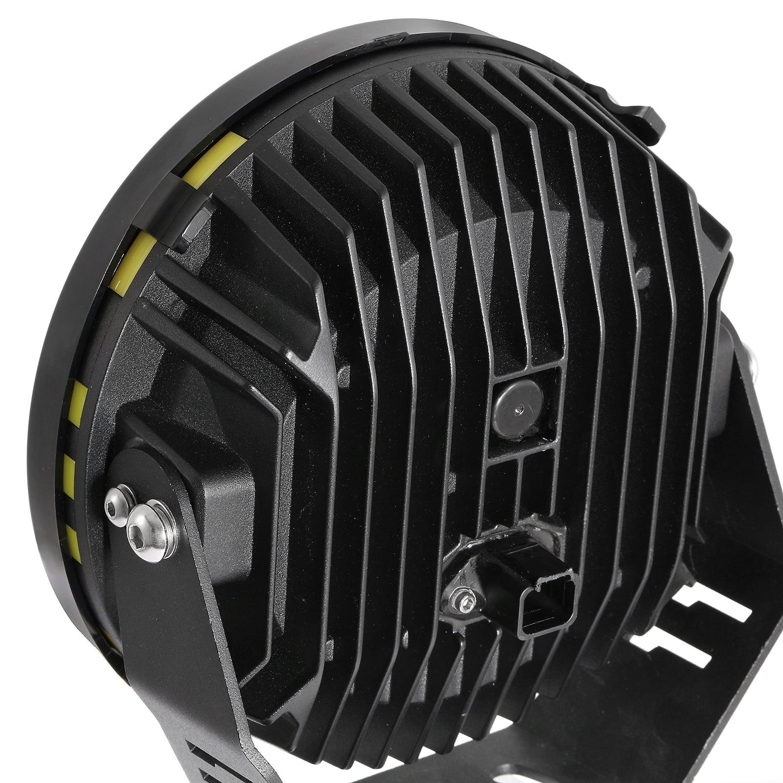 (2pcs/set) 7 Inch Round LED Driving Light Black Cover Light Shield Cover - Image 13