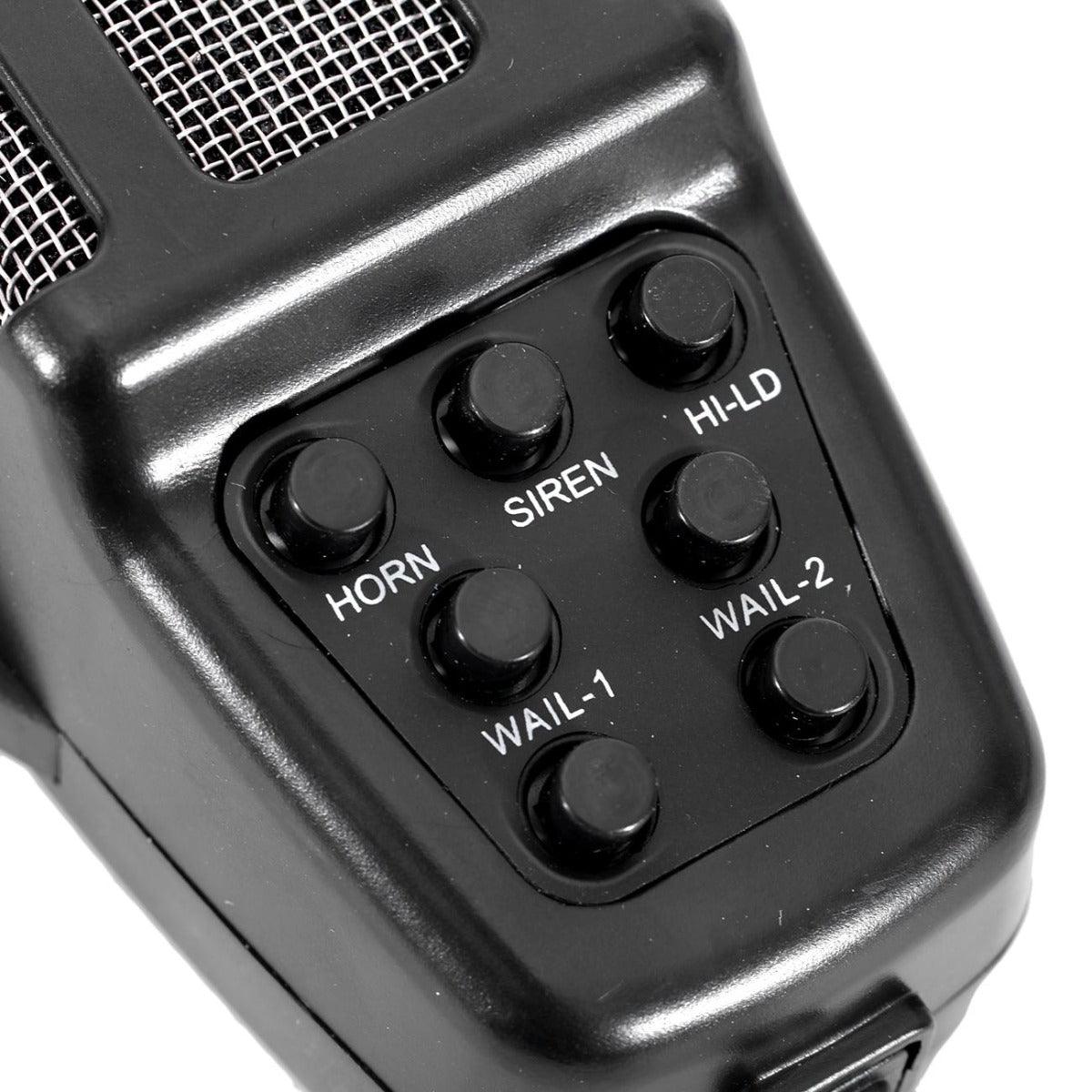 Auxbeam 12V 100W Horns 7 Tone Emergency Warning Siren with Mic PA Speaker - Image 6