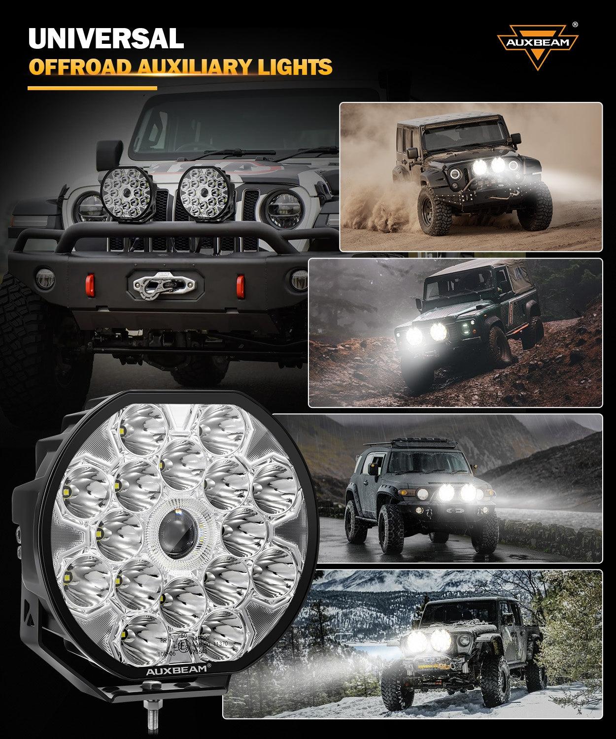 360-Ultra Series 8.5 Inch 220W LED Spot Driving Light Off Road Lights with White DRL&Amber Turn Signal Light - Image 5