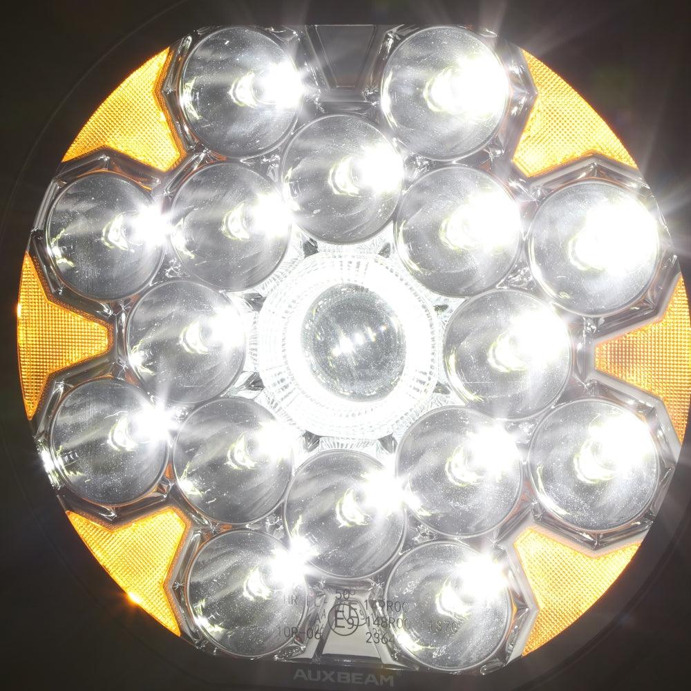 360-Ultra Series 8.5 Inch 220W LED Spot Driving Light Off Road Lights with White DRL&Amber Turn Signal Light - Image 8