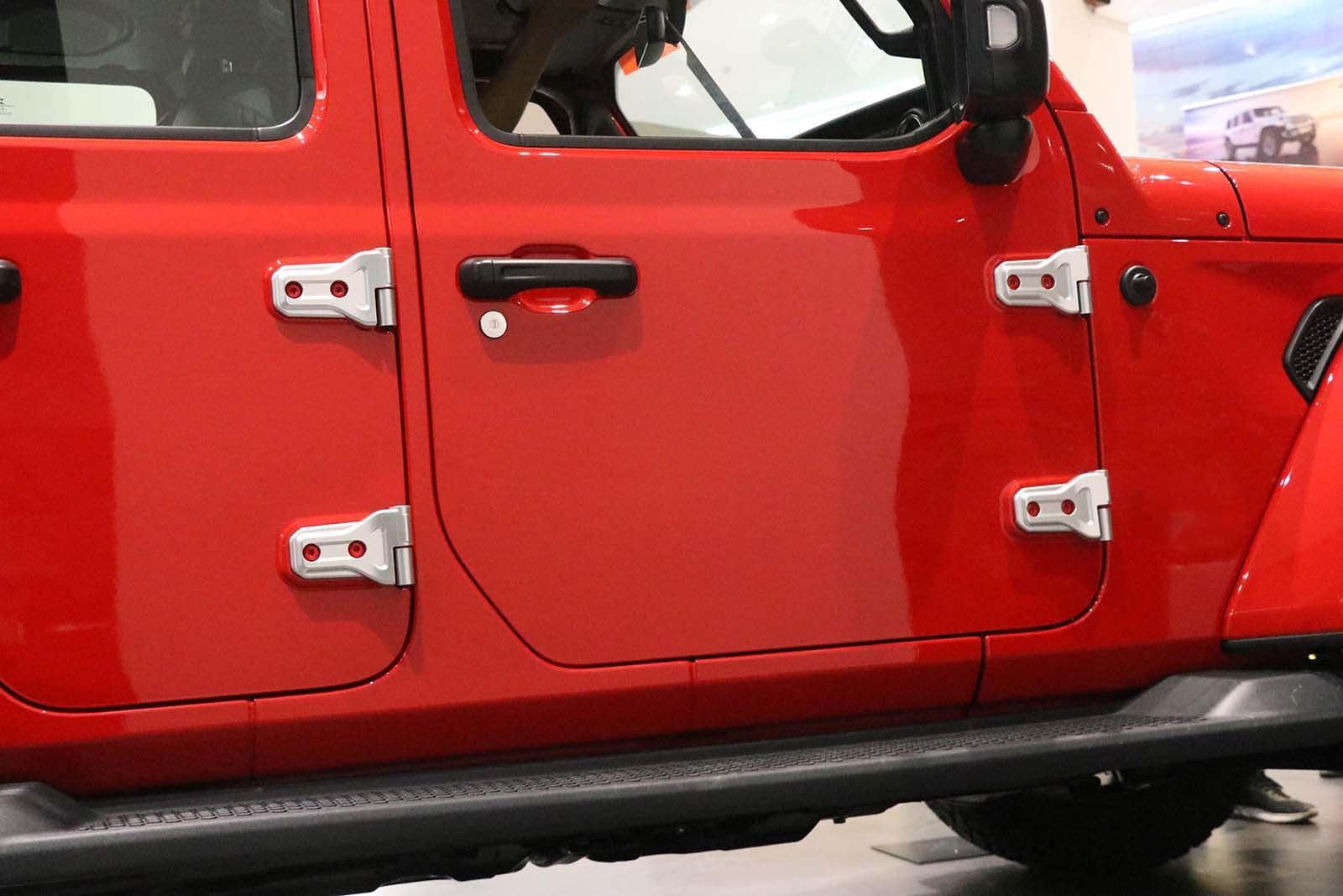(8pcs/set) Door Hinge Shell for Jeep Wrangler JL 2018-2022 (Black/ Red/ Silver) - Image 12