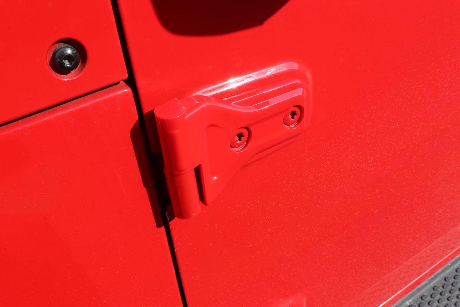 (8pcs/set) Door Hinge Shell for Jeep Wrangler JL 2018-2022 (Black/ Red/ Silver) - Image 3