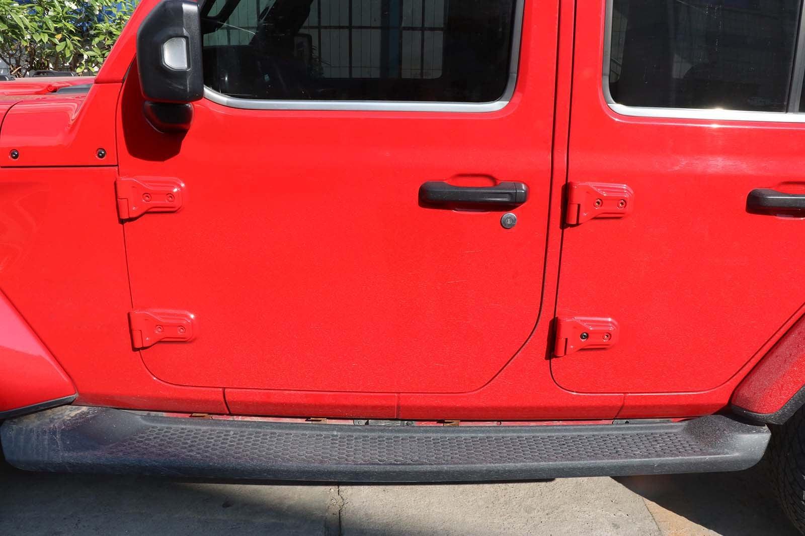 (8pcs/set) Door Hinge Shell for Jeep Wrangler JL 2018-2022 (Black/ Red/ Silver) - Image 5