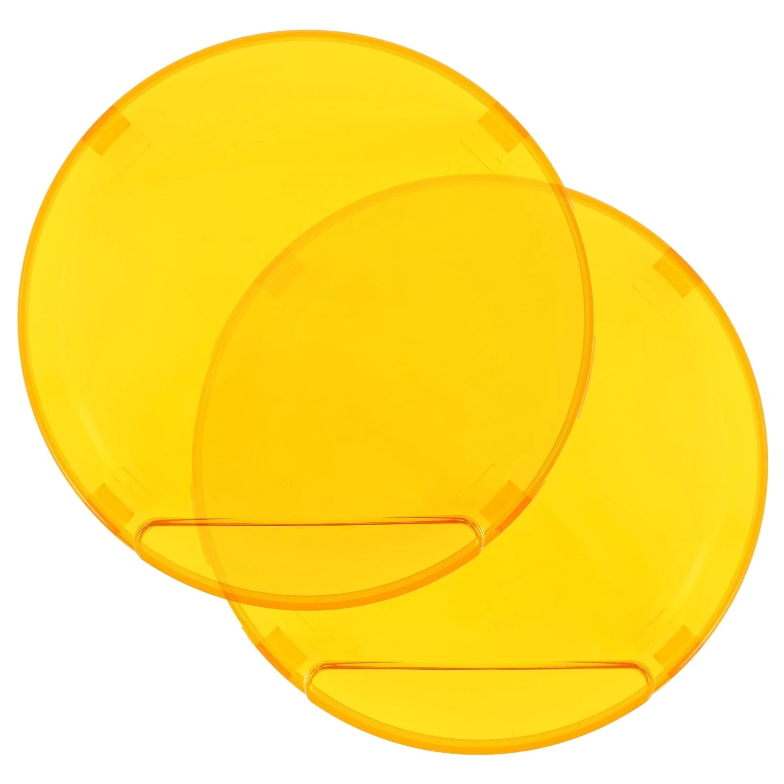 (2pcs/set) 9 Inch Round LED Driving Light Amber Cover Light Shield Cover - Image 15