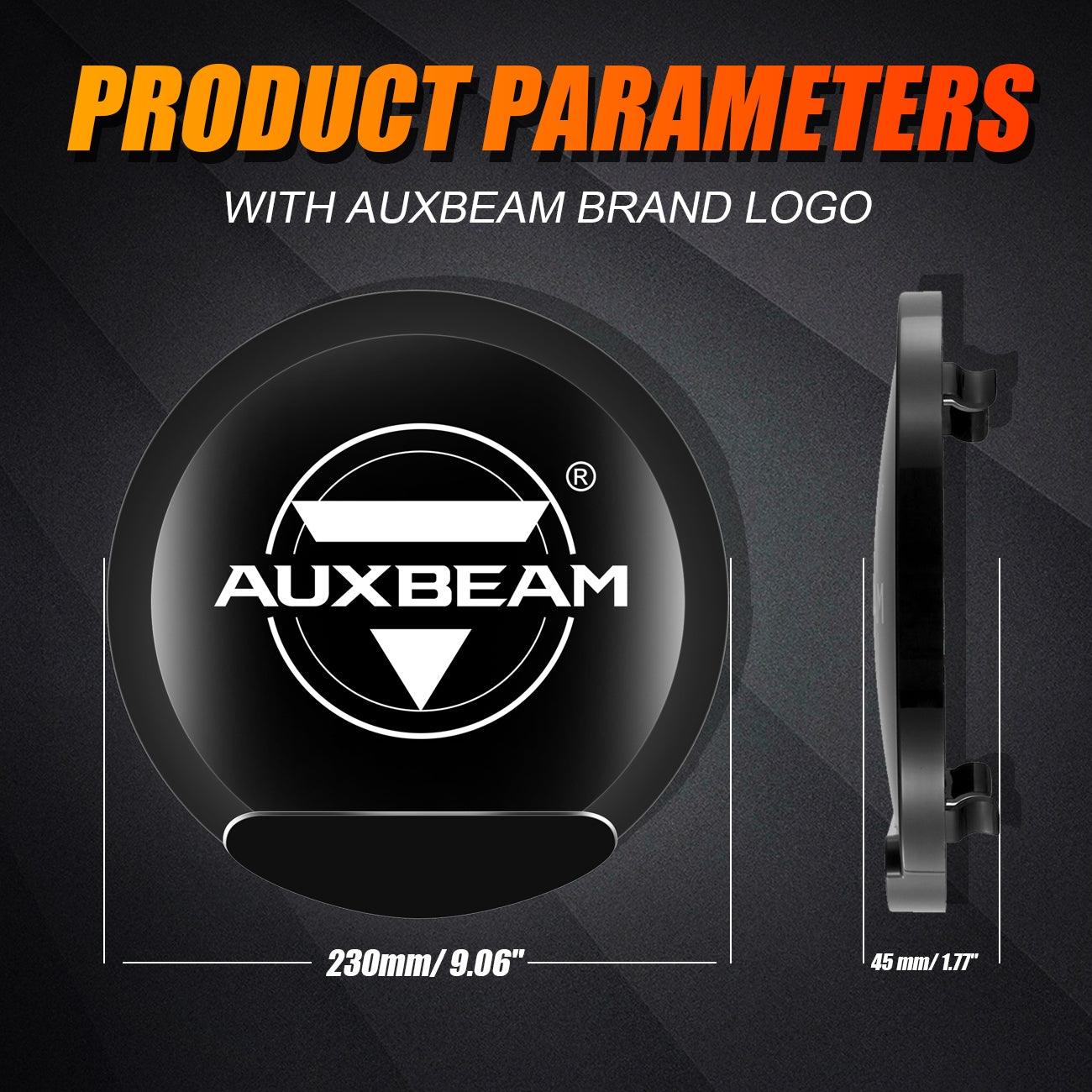 (2pcs/set) 9 Inch Round LED Driving Light Black Cover Light Shield Cover - Image 3