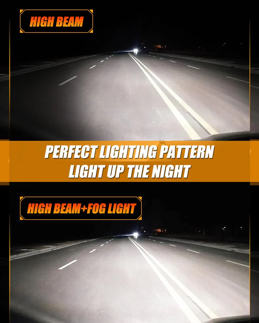 9'' LED Halo Headlights & 4'' 30W LED Fog Lights with White DRL+Amber Turn Signal For Jeep Wrangler JL 2018-2020 - Image 4