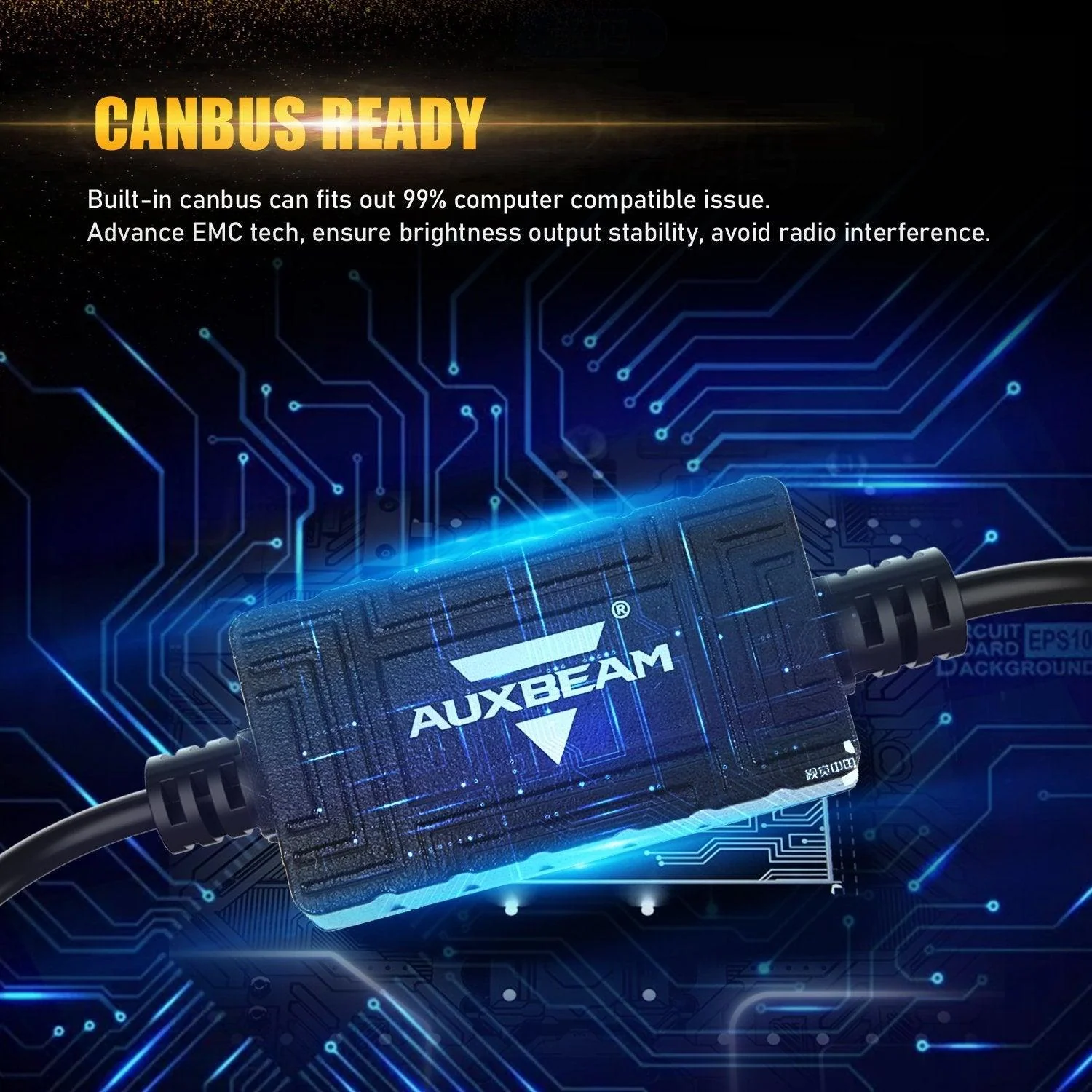 For 2003-2006 Chevy Silverado 2500 HD 9005+9006 F-16 Plus Series Automotive Grade 28000LM Built-in Canbus LED Light Bulbs High Low Beam Bundle - Image 5