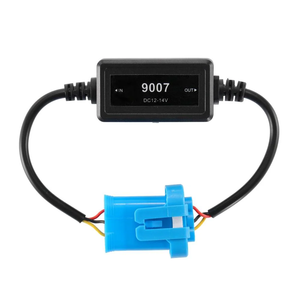 9007/HB5 C10-MODEL Enhanced LED Headlight Bulbs Canbus Decoder Anti-Flicker Hyper Flash No Warning Harness Resistor Conversion Kit 2pcs/set - Image 9