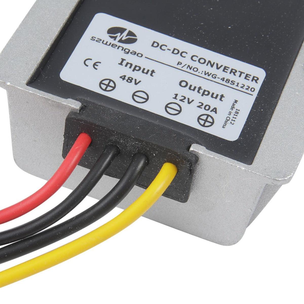 DC 48-12V 20A Voltage Converter Voltage Reducer Converter IP68 - Image 5
