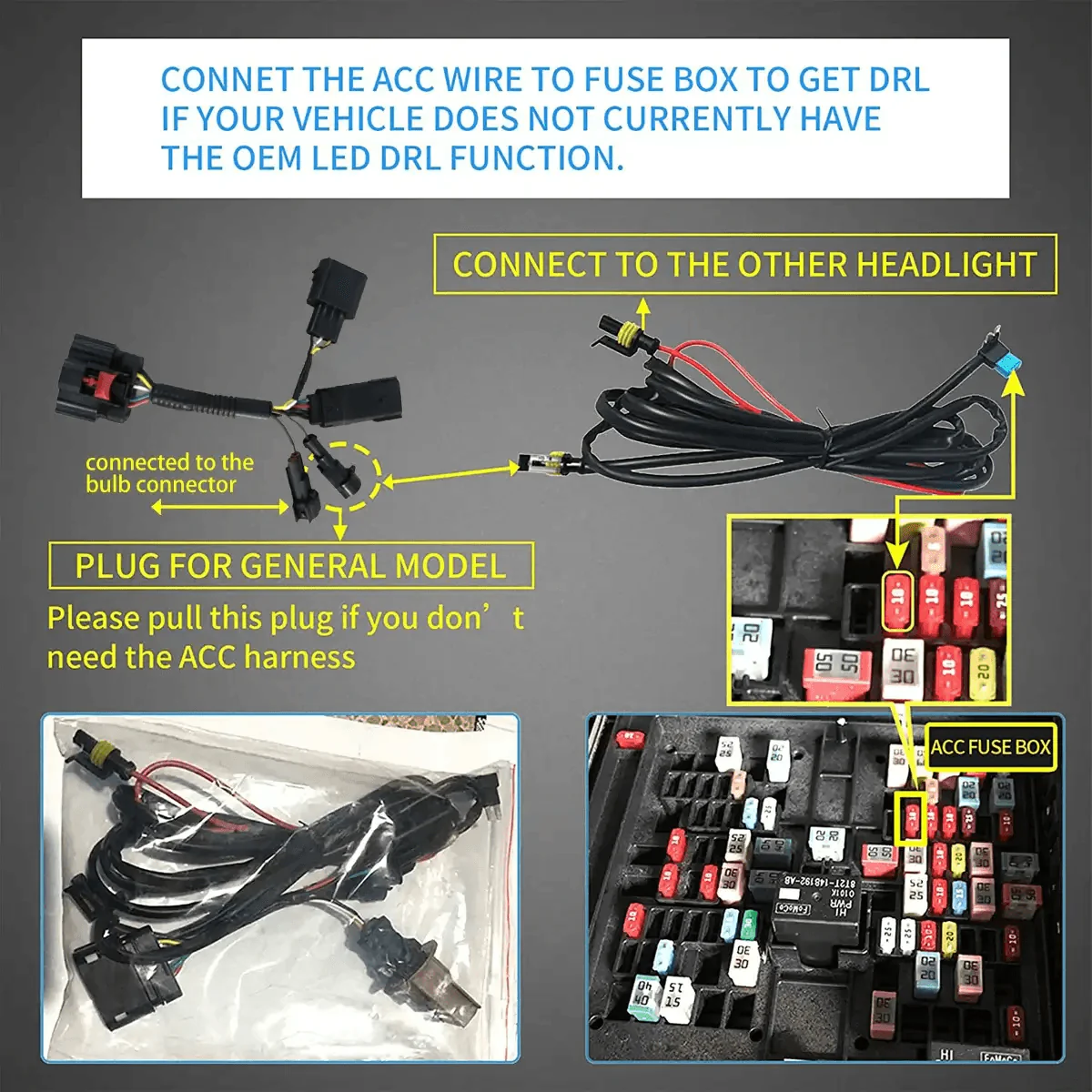 LED Headlight Assembly Dual Beam Projector With Start-up Animation Black/Chrome For 2018-2020 Ford F150 13th Gen - Image 10