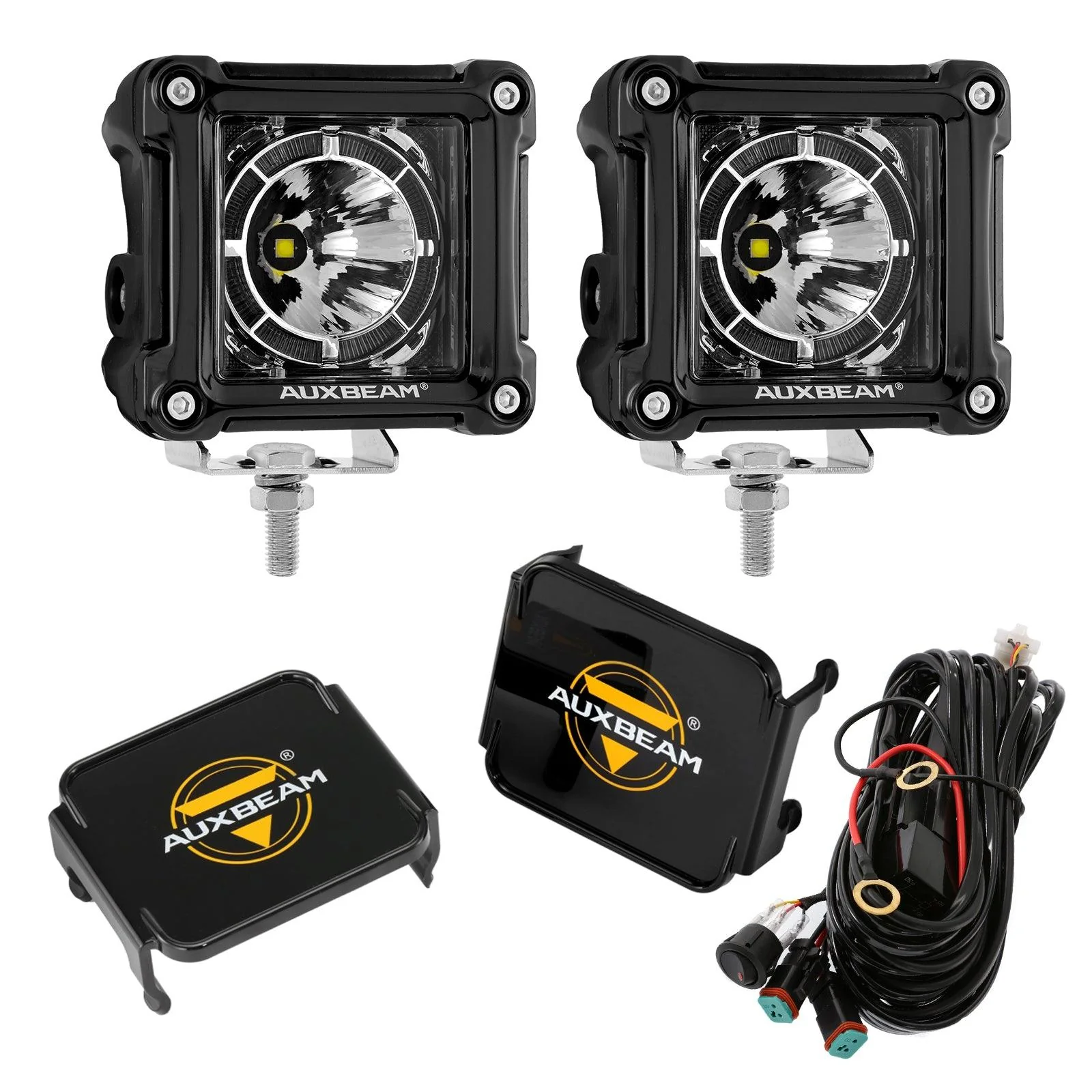 (2pcs/set) 3 inch 40W LED Pod Lights With DRL for SUV ATV UTV Trucks Pickup Boat - Image 18