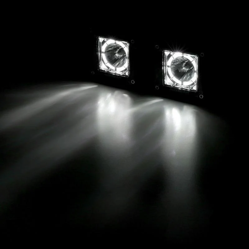 (2pcs/set) 3 inch 40W LED Pod Lights With DRL for SUV ATV UTV Trucks Pickup Boat - Image 5