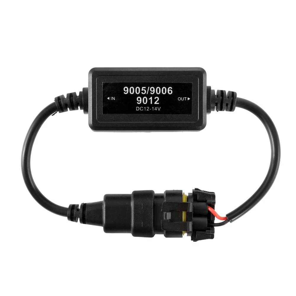 9005/HB3 C10-Model Enhanced LED Headlight Bulbs Canbus Decoder Anti-Flicker Hyper Flash No Warning Harness Resistor Conversion Kit 2pcs/set - Image 5