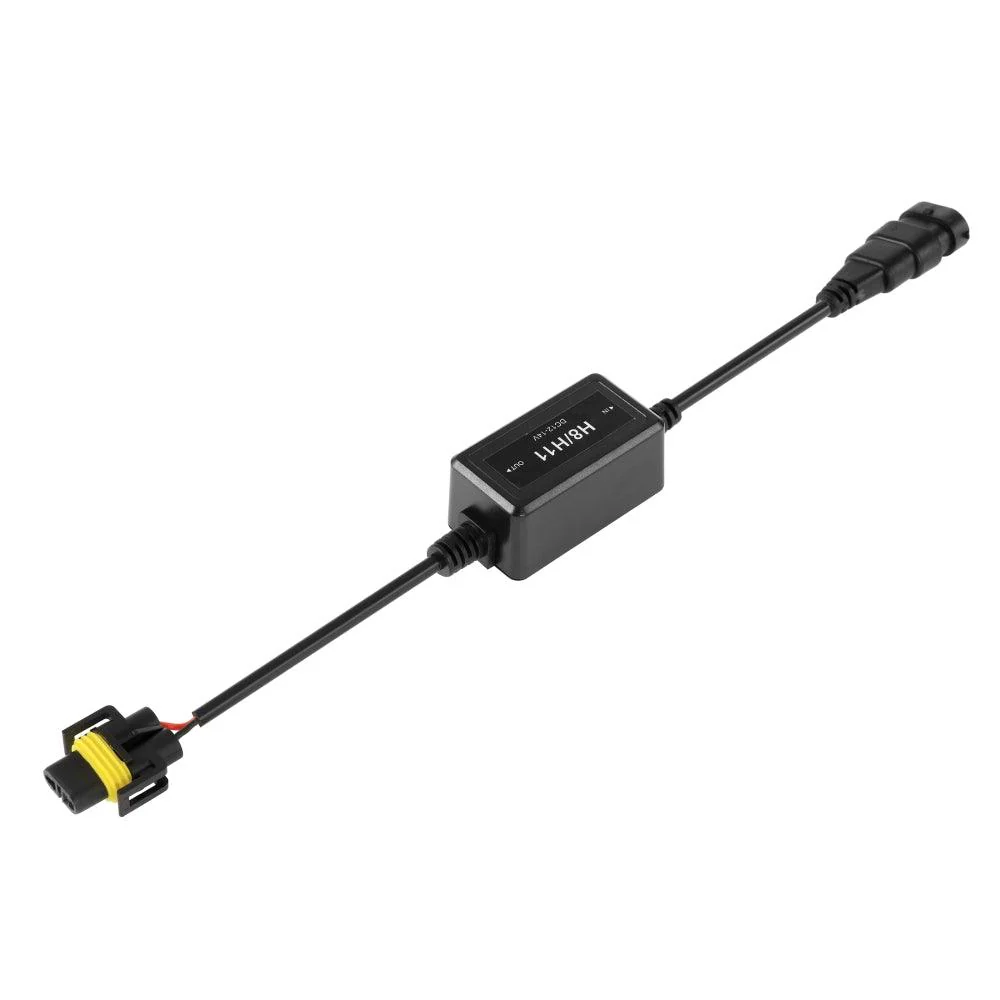 H11/H9/H8 C10-MODEL Enhanced LED Headlight Bulbs Canbus Decoder Anti-Flicker Hyper Flash No Warning Harness Resistor Conversion Kit 2pcs/set - Image 6